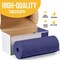 Exquisite Party Solids 54" x 100' Plastic Table Cover Roll with Slide Cutter – Cut-to-Size Dispenser Box – Makes Up to 12 Disposable 8' Rectangle Tablecloths